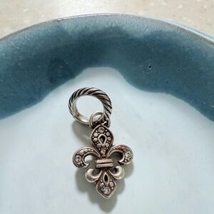 Brighton Silver Fleur-de-Lis Charm